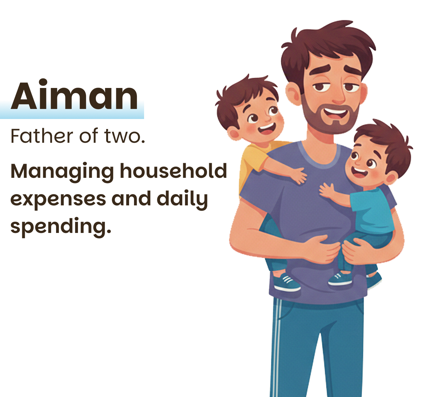 Aiman — father of two