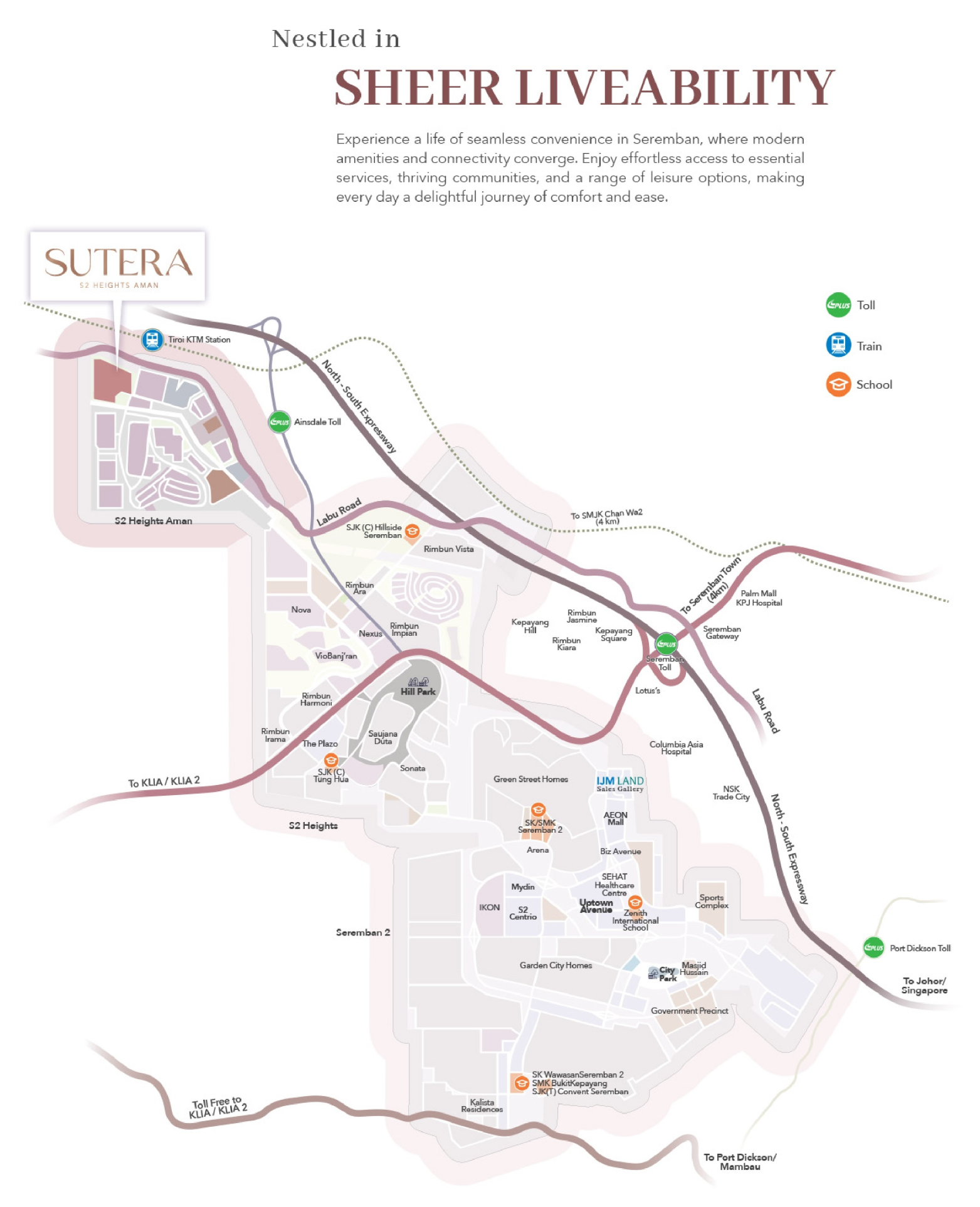 Sutera @ S2 Heights Aman Map