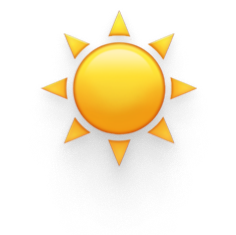 Sun icon