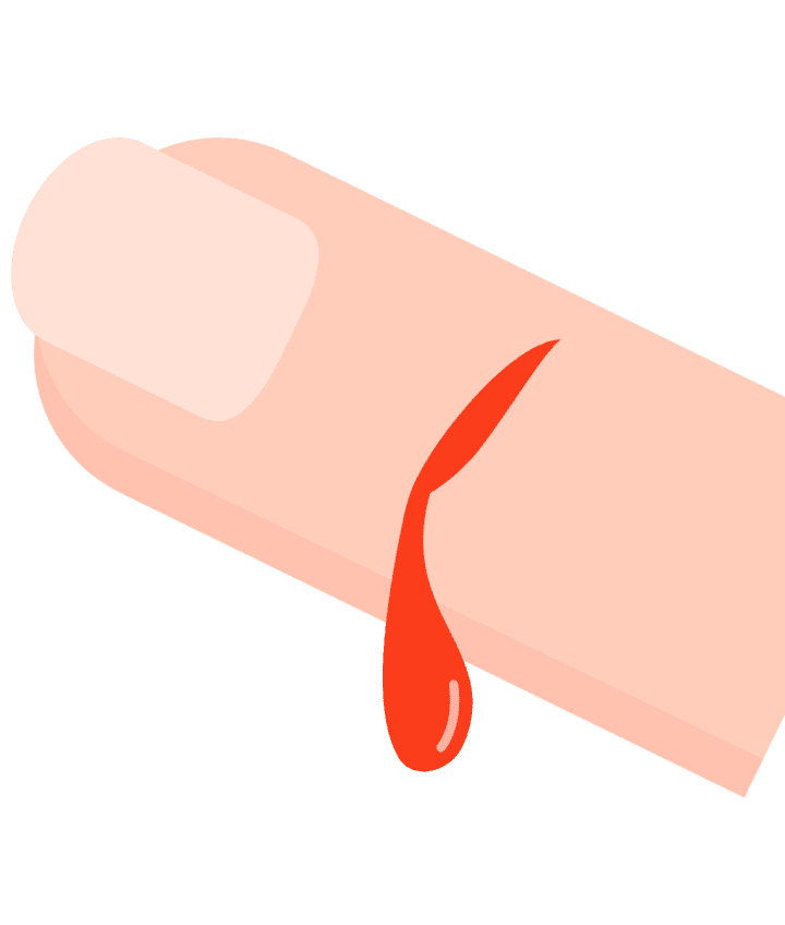 Bleeding Finger background image